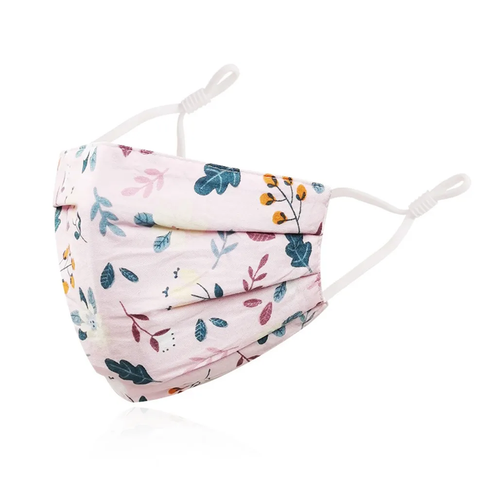 

Fashion Breathable Cotton Printing Mask Washable Reusable Sunscreen Mask Anti-UV Skin-Friendly Anti-sun Mask Unisex