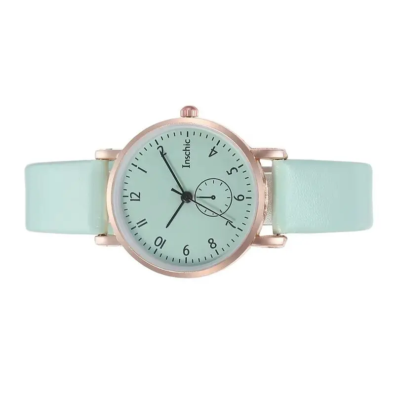 

Женские ретро художественные модные кварцевые часы, минималистичный свежий дизайн, универсальные маленькие наручные часы для учащихся средних школ