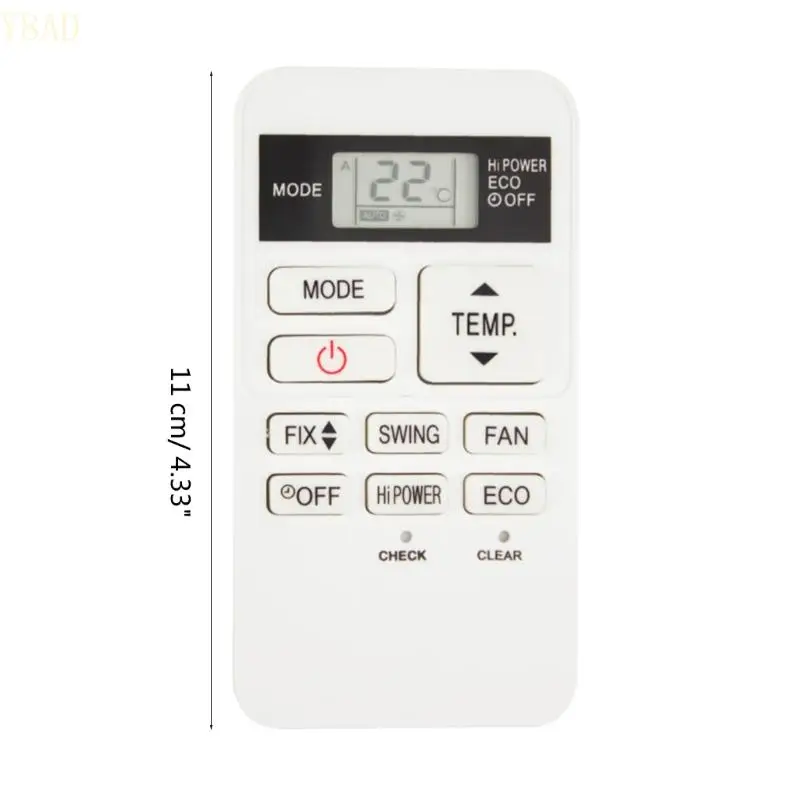 Y8AD User Friendly Remote for BRCASX11EC Effortless Operation Sensitive Buttons