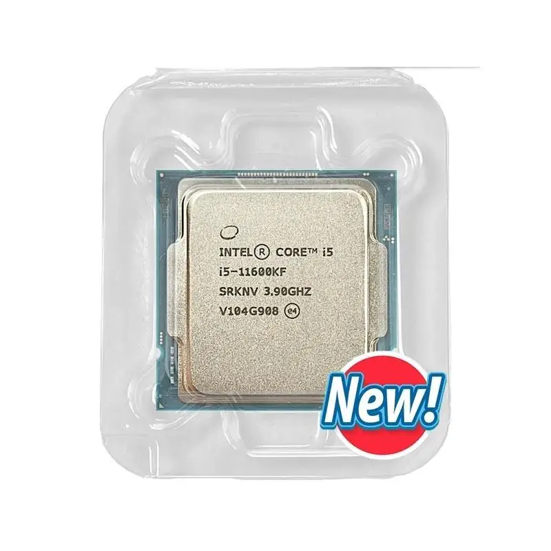 Top Intel Core i5-11600KF processor CPU i5 11600KF LGA 1200 New but without cooler