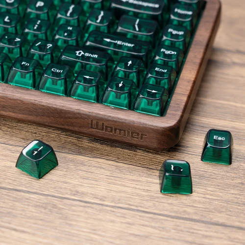 Imagen 2 del producto Womier WD75 QMK/VIA teclado de madera para juegos 8000mAh teclado mecánico inalámbrico trimodal personalizado RGB intercambiable en caliente