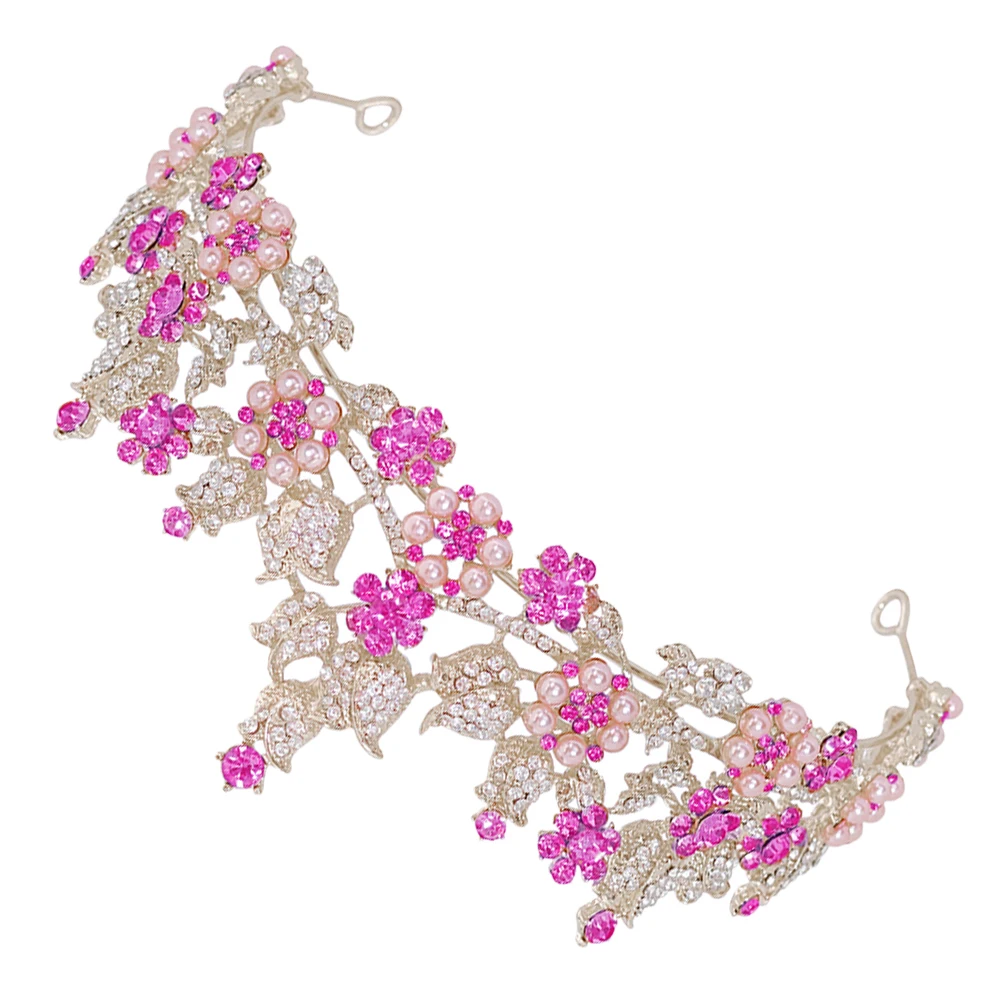 

Sturdy Rhinestone Crown Headband for Women Wedding Bridal Tiara Sparkling Party Headdress Comfortable Wear for Prom Anniversary