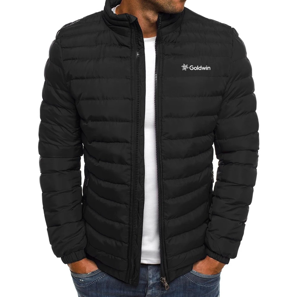 

Autumn and winter men's jackets, casual and fashionable stand-up collar jackets, cotton-padded jackets, warm cotton-padded jacke