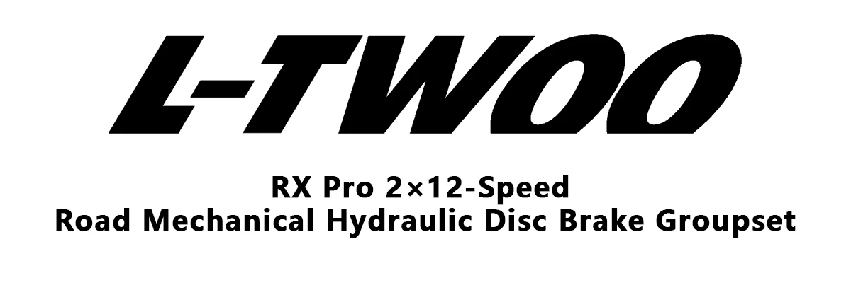 NEU! LTWOO RX Pro 2x12S Antriebsgruppe für Rennräder, Hydraulische Scheibenbremsen, 12-Gang-Schalthebel, Schaltwerk, Komplette Gruppe – Detail 1