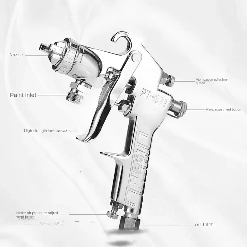3bar NEW 2L Pressure Tank Sprayer Multi-colour Paint Water-in-water Spray Gun Latex Paint Spray Gun 2.5/3.0/3.5/4.0mm(21*12cm) B