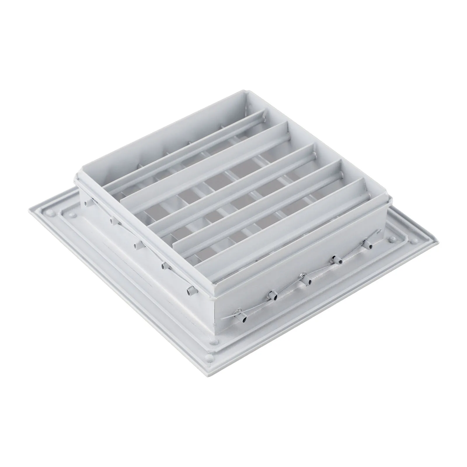 For Central Air Conditioning Louvered Air Cover Aluminum Alloy Outlet Indoor Climate White Water Resistant Air Vent