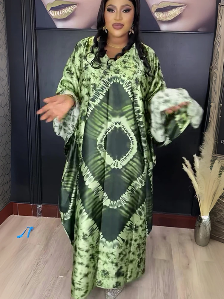 

Robe Africaine Femme Plus Size Long Dresses For Women Traditional African Dashiki Print Outfits Party Prom Evening Gown 2024 New