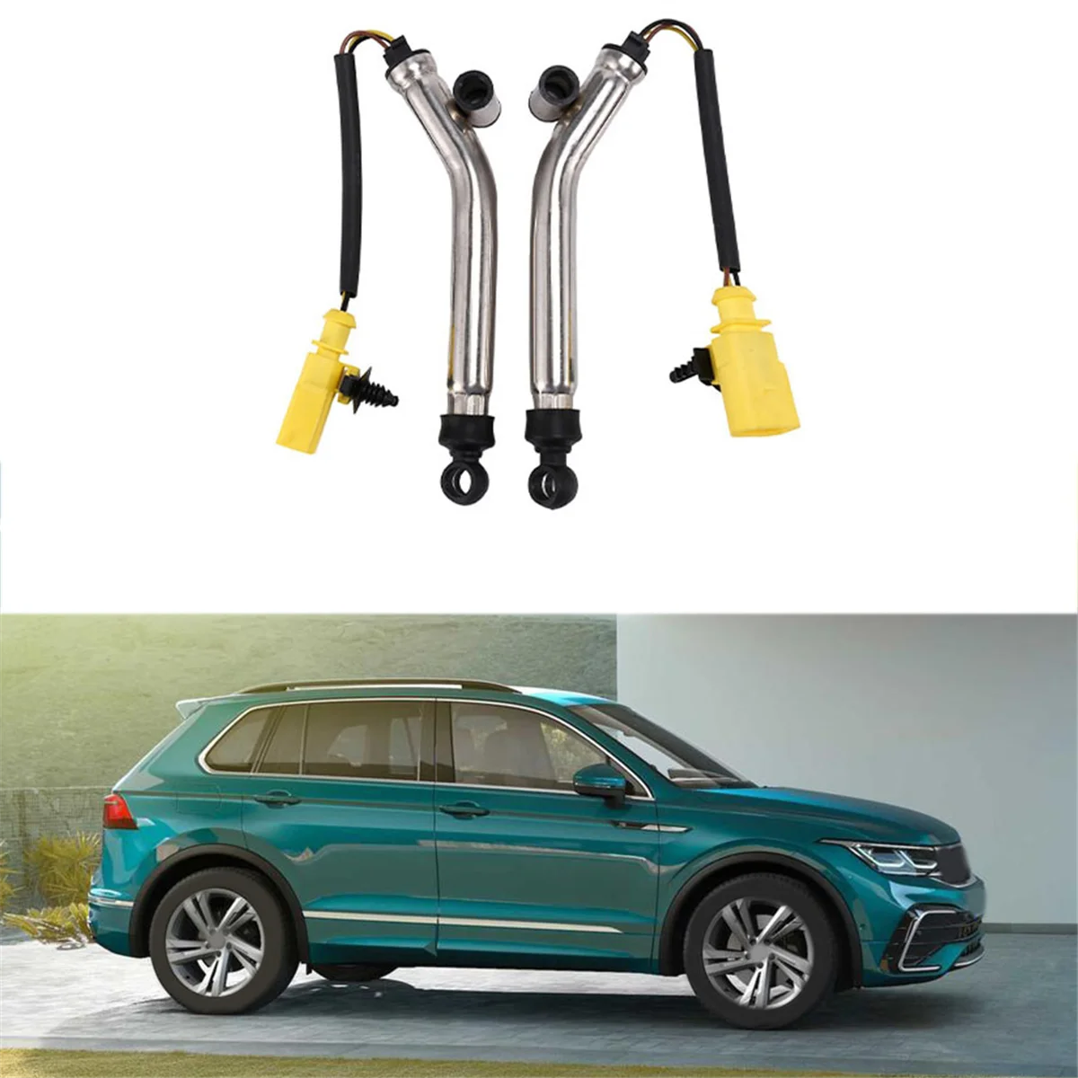 

5NA823823F(E) Left & Right Front Active Bonnet Actuator Hinge Sensor Pedestrian Protection for VW Tiguan 2016-2022