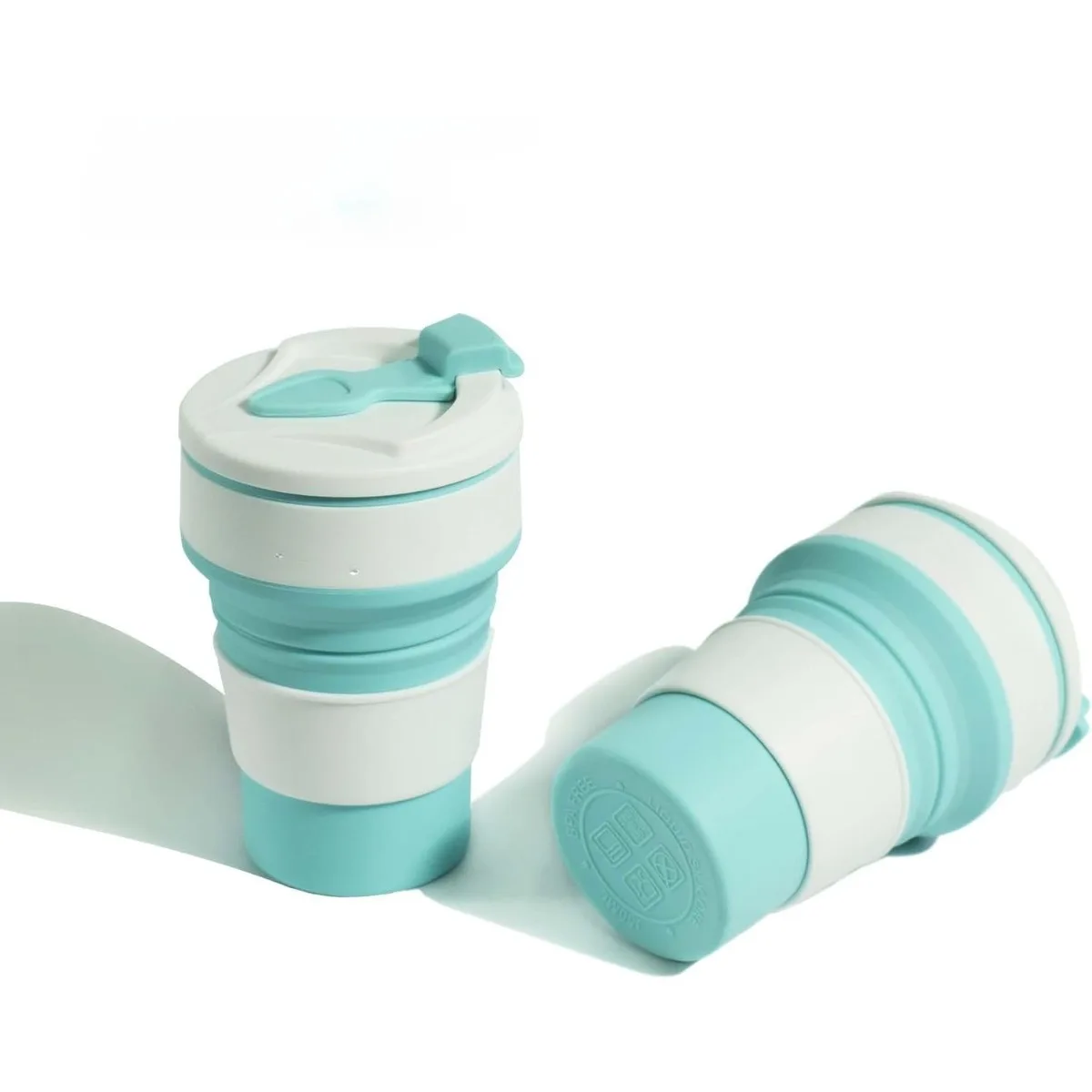 Silicone Foldable Water Bottle 12 Oz Portable Travel Cup Lightweight Reusable for Sports Travel Camping Hiking Home Use