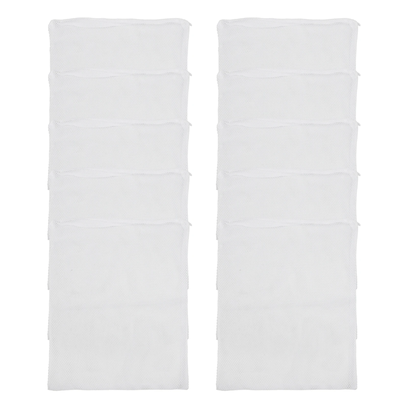 10 Pack Aquarium Filter Bags with Zipper Closure for Reusable Filtration Solutions in Aquariums Ponds and Garden Water Systems view 2