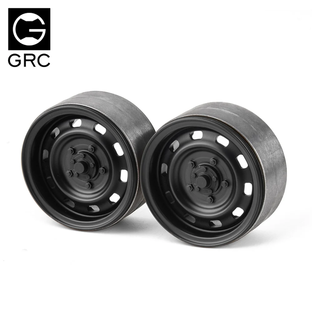 Aro de roda de metal antigo pesado GRC de 1,9 polegadas # G05 para 1/10 RC Crawler TRAXXAS TRX4 Axial SCX10 90046 JK D90 FCX10 LC76 LC71