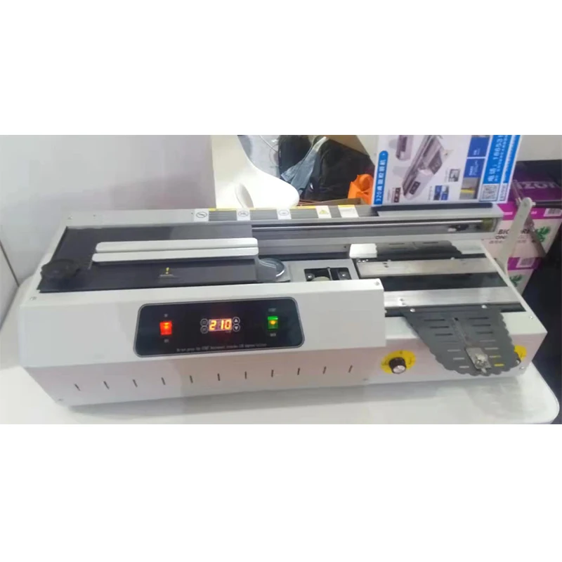 Wireless binding machine Fully automatic desktop small tabletop hot melt binding machine Tender sealing machine Book binding