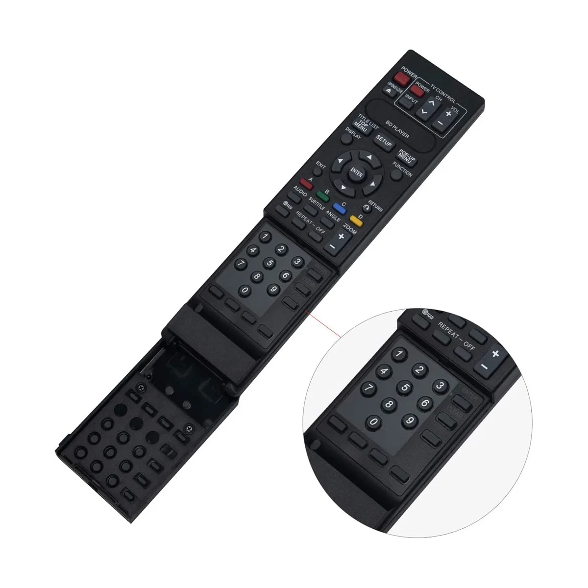 Pengganti Remote Control GA629PA untuk Sharp Blu-Ray DVD Player-hp20u-hp20-HP20X BDHP20U BDHP20 BDHP20X