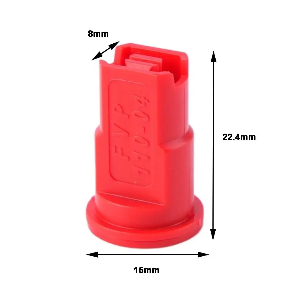 High Pressure Agricultural Spray Nozzles FVP Type Windproof Flat Fan Nozzles 110 Degree Angle Atomizing Design
