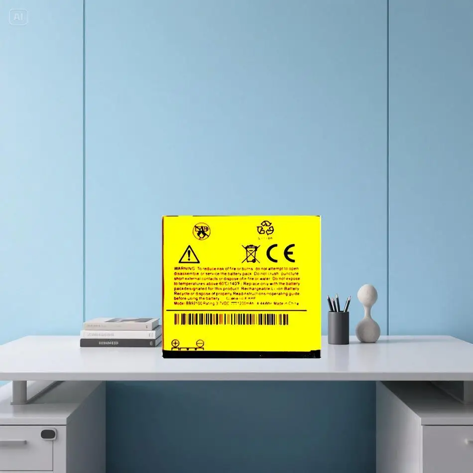 

Reliable Power Mobile Phone Battery For Htc G9 T5555 A6380 HD Mini Durable 1200Mah BB92100