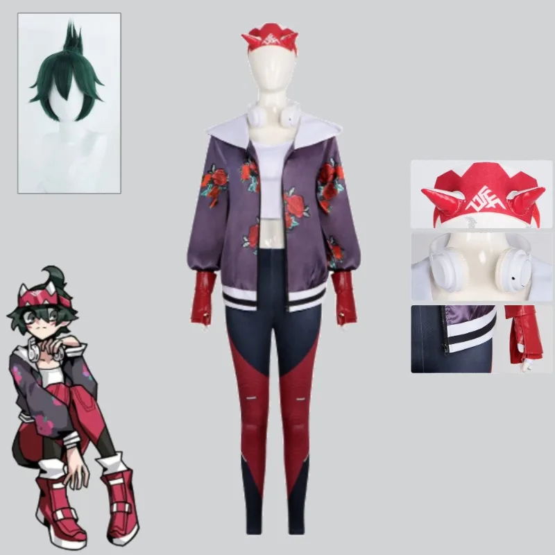 Overwatch 2 Kiriko Cosplay Costume Spirit Fox Shrine Maiden Red White Robe Fox Mask Full Set For Women Halloween