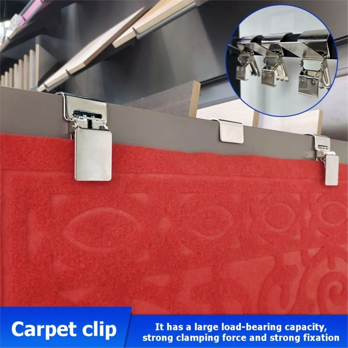 update. Rug Clips Heavy Duty - 10 Pack Rug Grippers,Blanket Hangers,Rust-Free Clips for Hanging Large Rugs for Display Rack