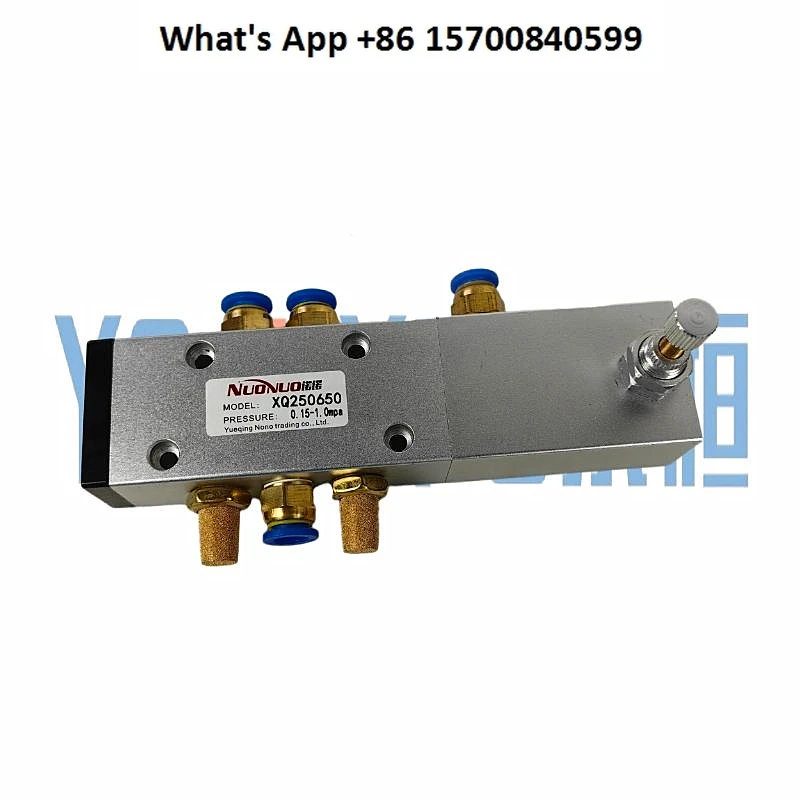 XQ250650 Pneumatic Control Delay Reversing Valve Two-Position Three-Way Cylinder Time Adjustment for Industrial Use