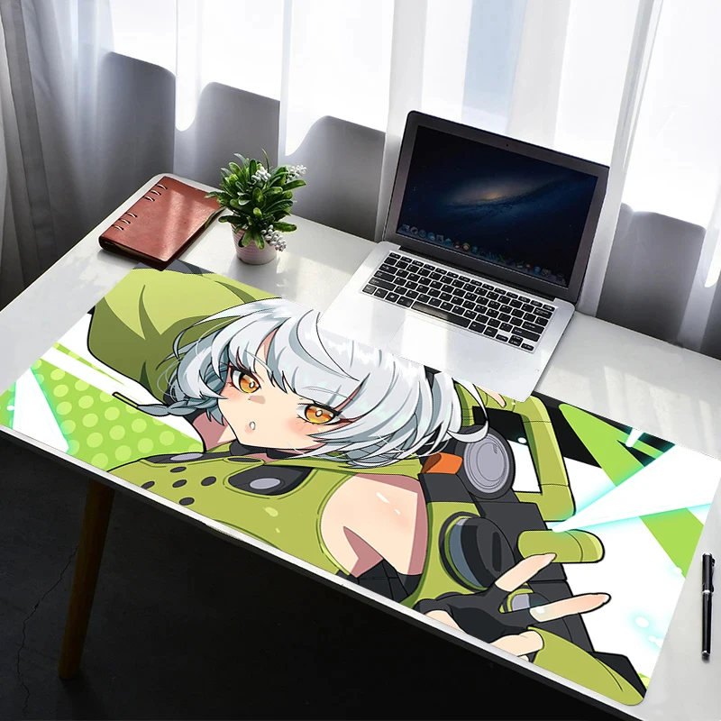 لوحة ماوس للألعاب، وسادات ممتدة، حصيرة ماوس Zenless Zone Zero Anby Demara، لوحة ماوس محمولة لخزانة الكمبيوتر، حصيرة مكتبية #1