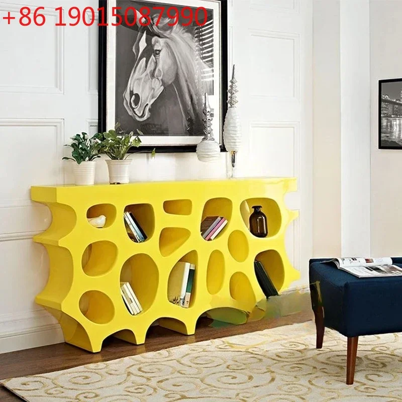 

Entrance table light luxury simple modern creative entrance cabinet, master design partition cabinet