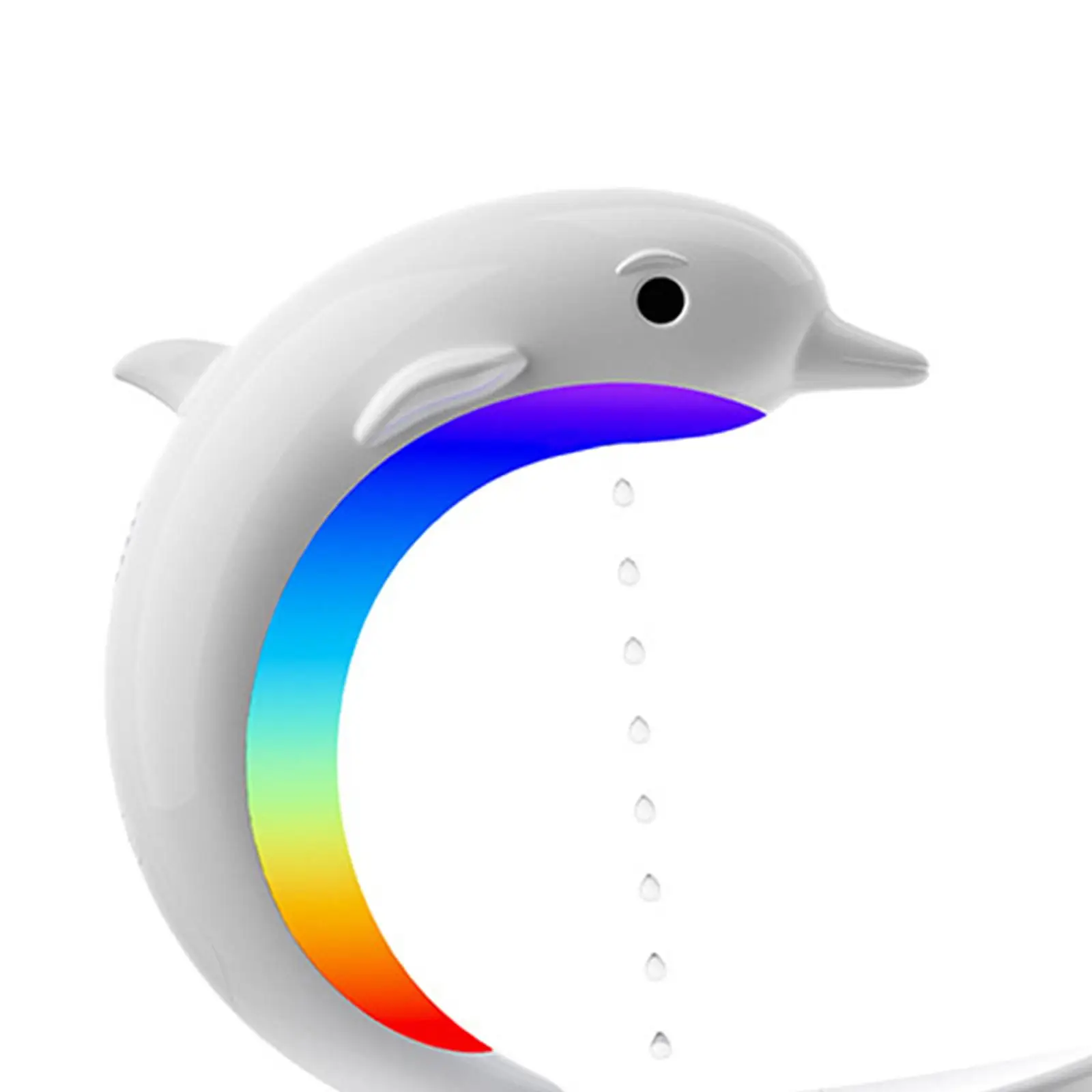 Umidificador de golfinho decoração sem água desligamento automático para quarto ornamento multifuncional difusor de aroma modo de luz noturna ajustável
