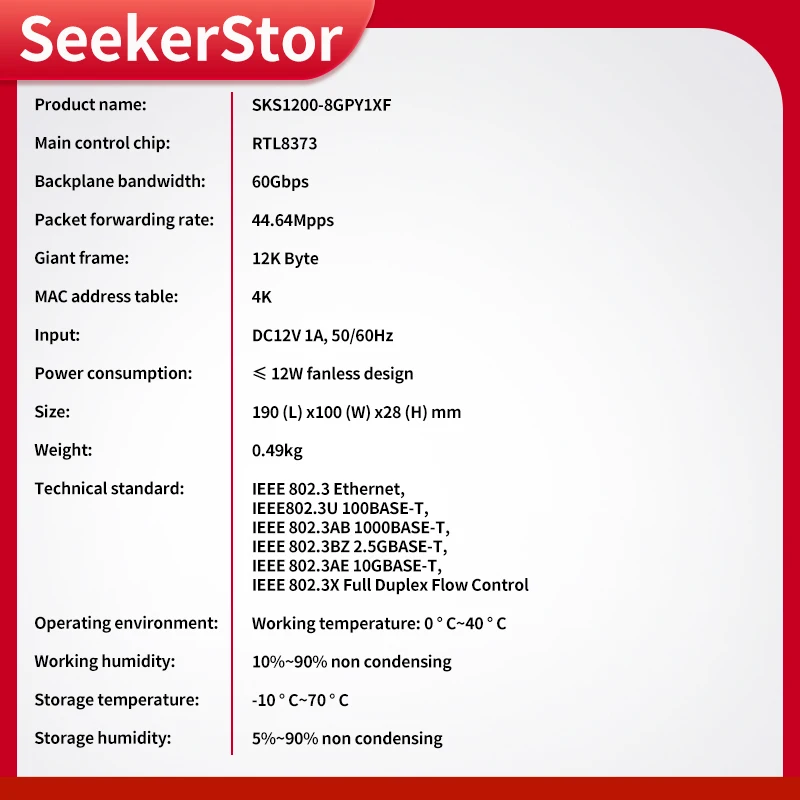 Imagem -03 - Xikestack-plug Play Switch para Vlan Lan Division Gerenciamento da Web Ethernet Lan l2 10g Sfp Mais 2.5g Rj45 Portas