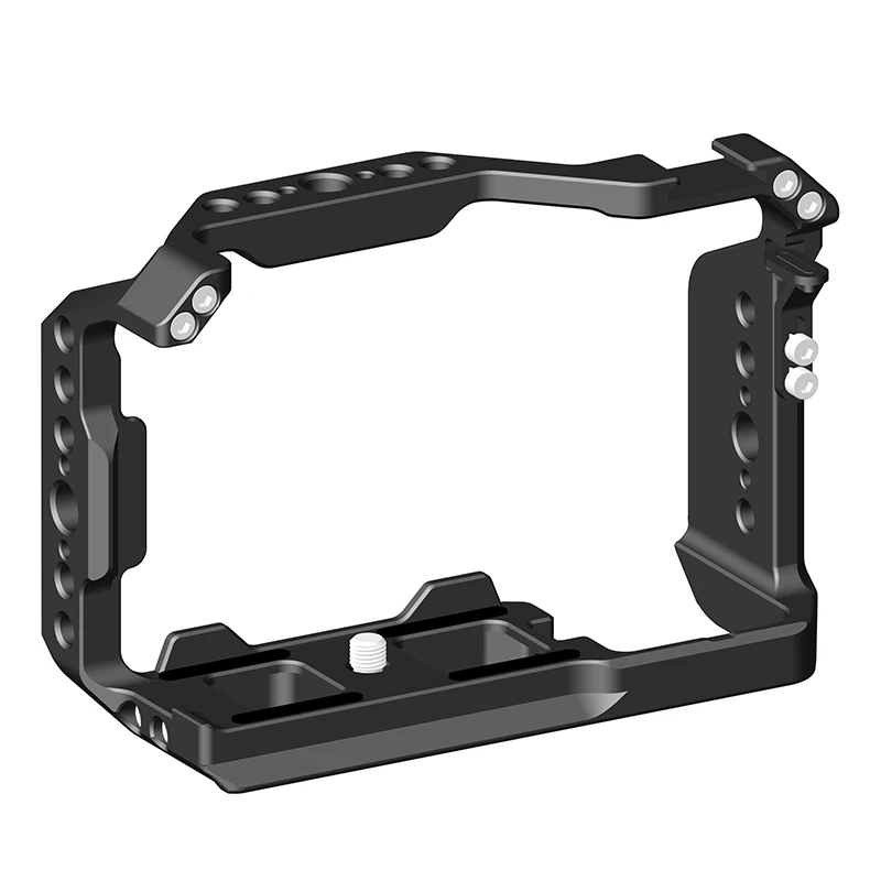 ZV-E10 II Halbkamera-Käfig Schnellwechselplatte L-Halterung Holzhandgriff für Sony ZVE10II SLR Arca-Swiss Stativ-Basisplattenhalterung – Detail 15