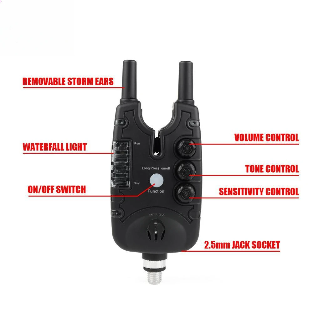 Wireless alarm Smart sea pole throwing rod fishing signal receiver
