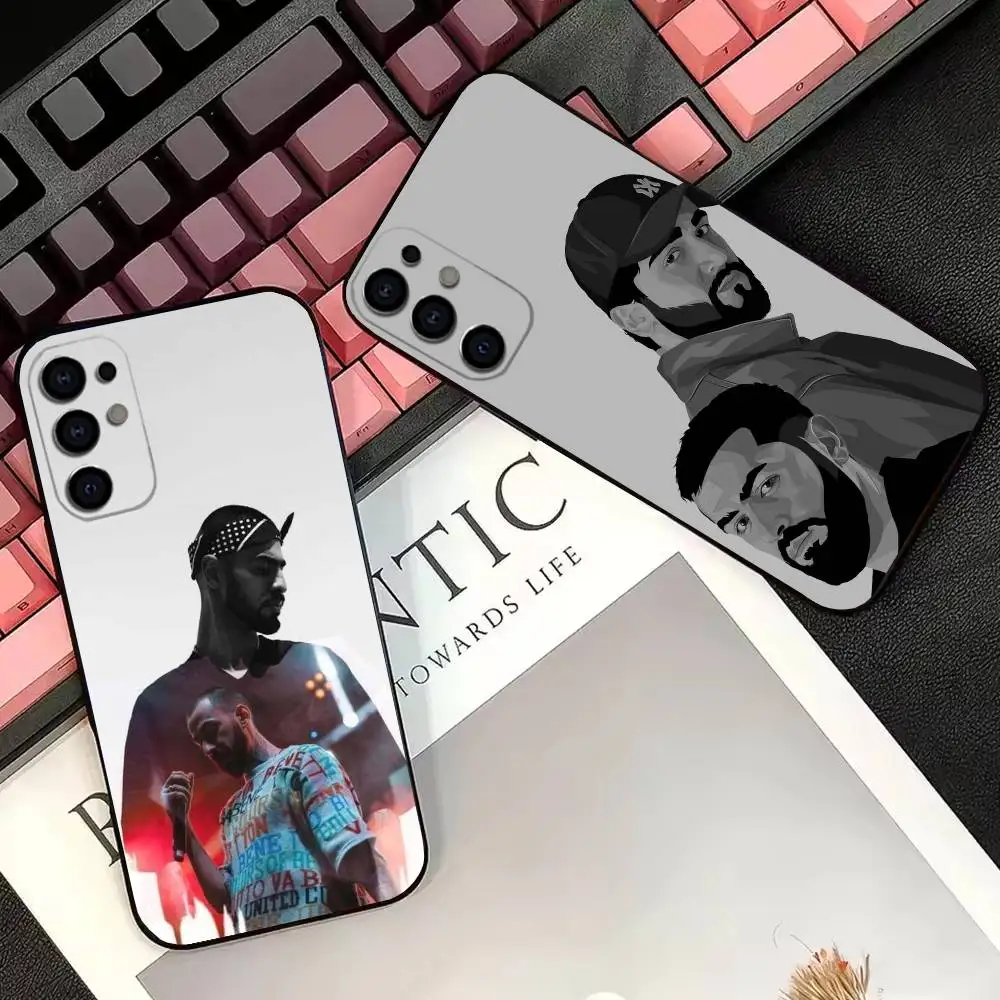 Russian hip-hop Hajime MiyaGi Andy Phone Case For Samsung S25,S24,S21,S22,S23,S30,Ultra,S20,Plus,Fe,Lite,Note,10,Black Cover