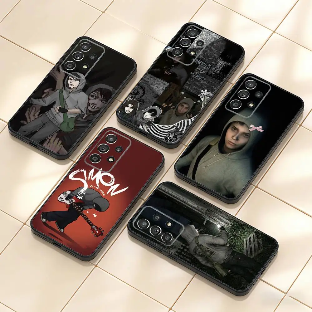 

Simon Henriksson C-Cry Of F-Fear Phone Case For Samsung S25,S24,S21,S22,S23,S30,Ultra,S20,Plus,Fe,Note,10,9,5G Black Cover