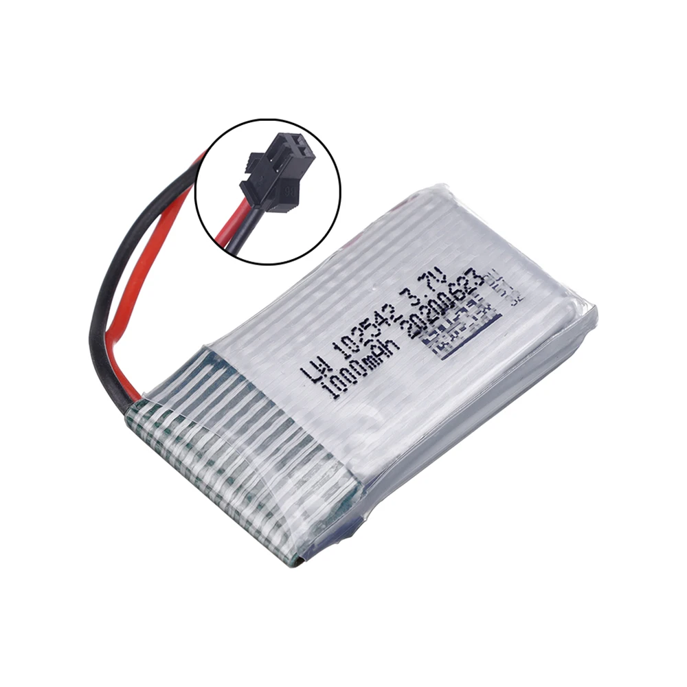 Upgraded 3.7V 1000mAh 25C LiPO Battery 952540 For RC Quadcopter Drone Spare Parts With SM Charger Set