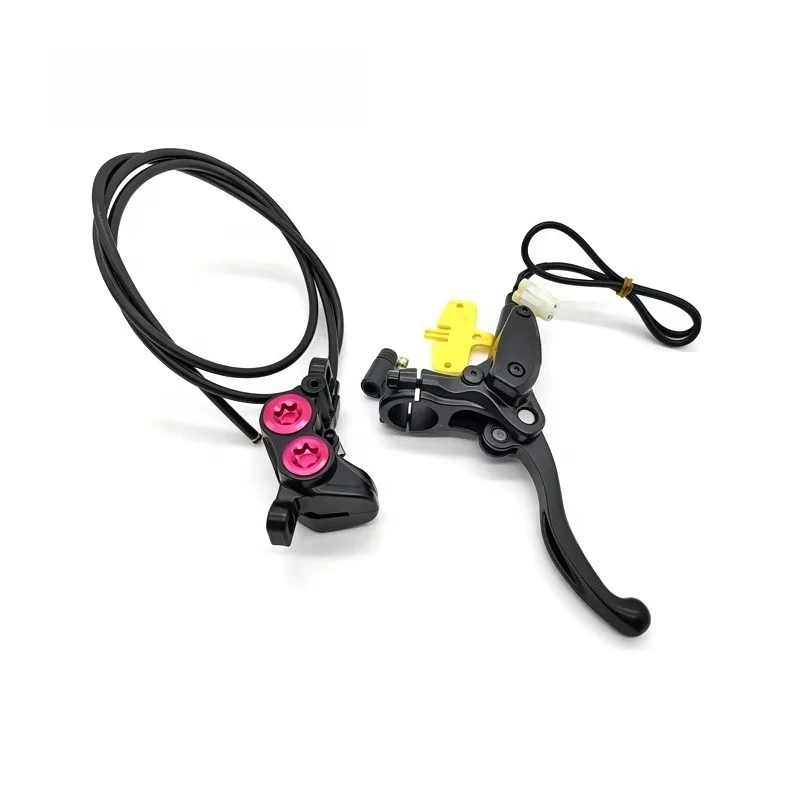 Electric bicycle aluminum alloy rear brake kit assembly