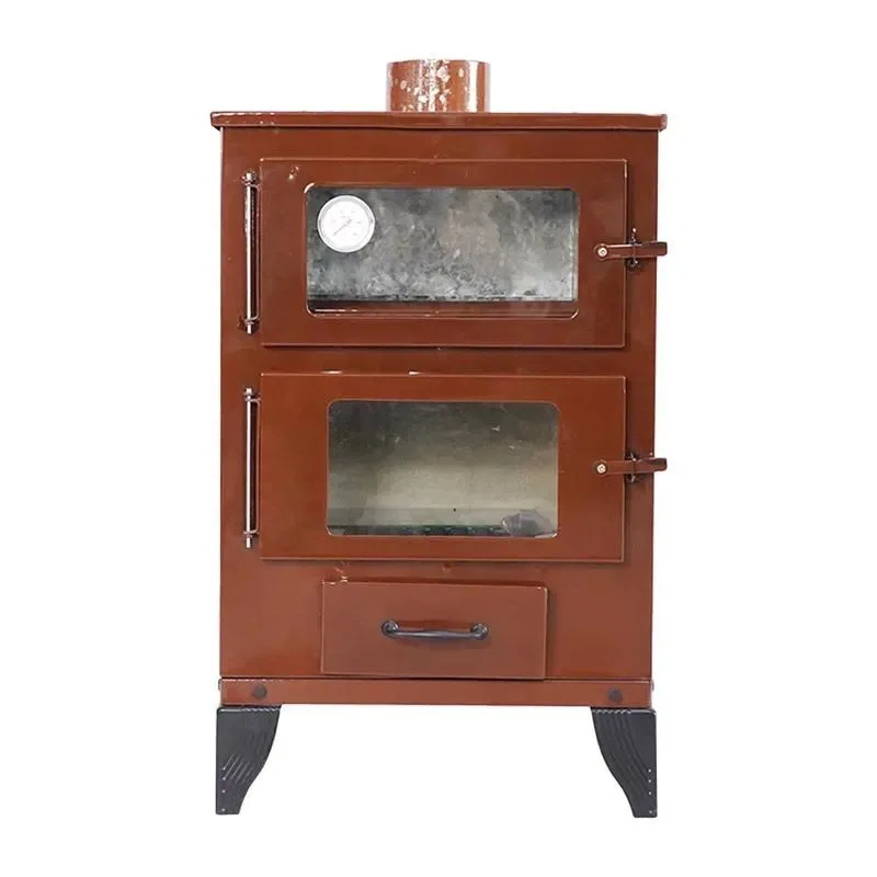 Large Glass Fireplace Modern Cast Iron Wood Cooking Stove Antique Wood Burning Stove