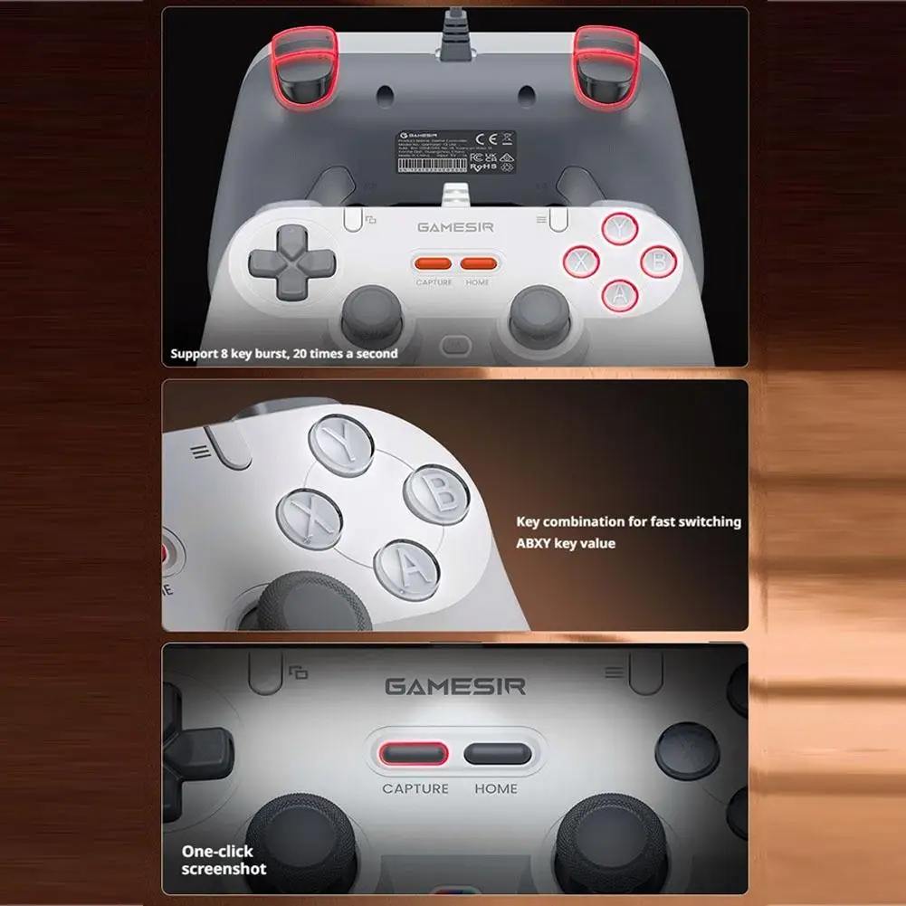 New T3lite Wired Game Controller For PC/Steam/Switch/Android/i0s Compatible With I0S13 Game Accessories