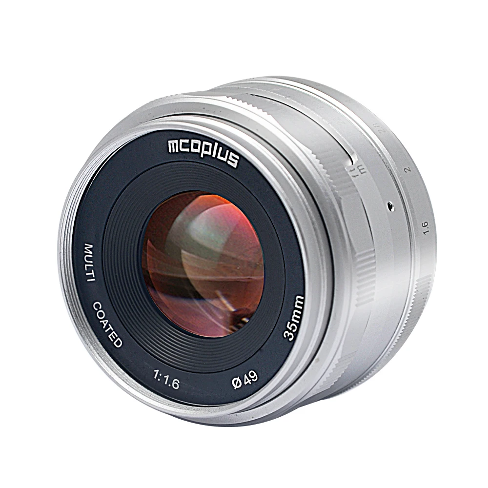 ソニーEマウント用 Mcoplus 35mm f1.6 APS-C マニュアルフォーカス プライムレンズ A5000 A5100 A6000 A6300 A6400 A6500 NEX-3 NEX-3R NEX-5T ZV-E10対応