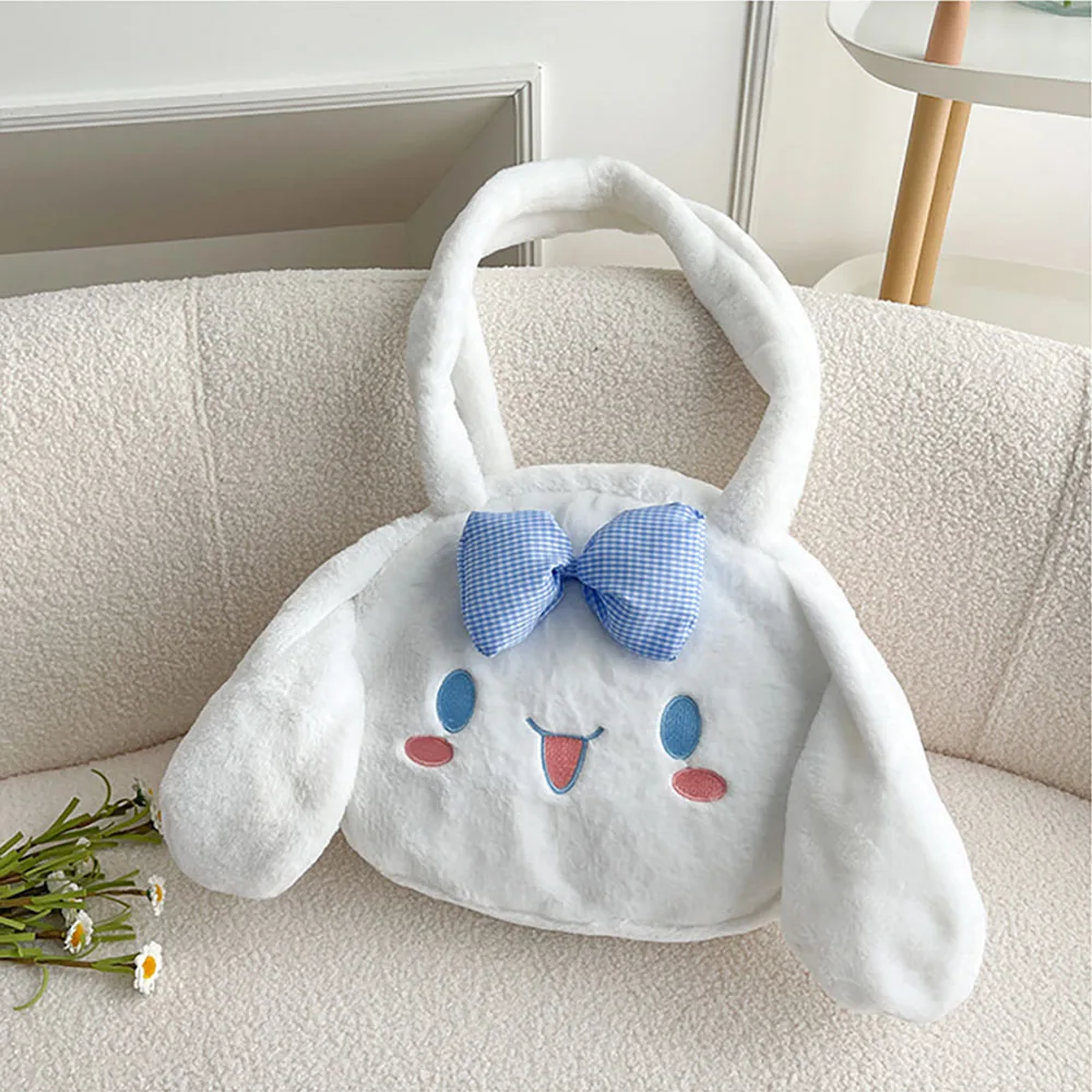 Kawaii سينامورول أفخم حقائب كتف الكرتون حقائب اليد سعة كبيرة حمل حقيبة الموضة حقائب الظهر هدايا عيد الميلاد للفتيات