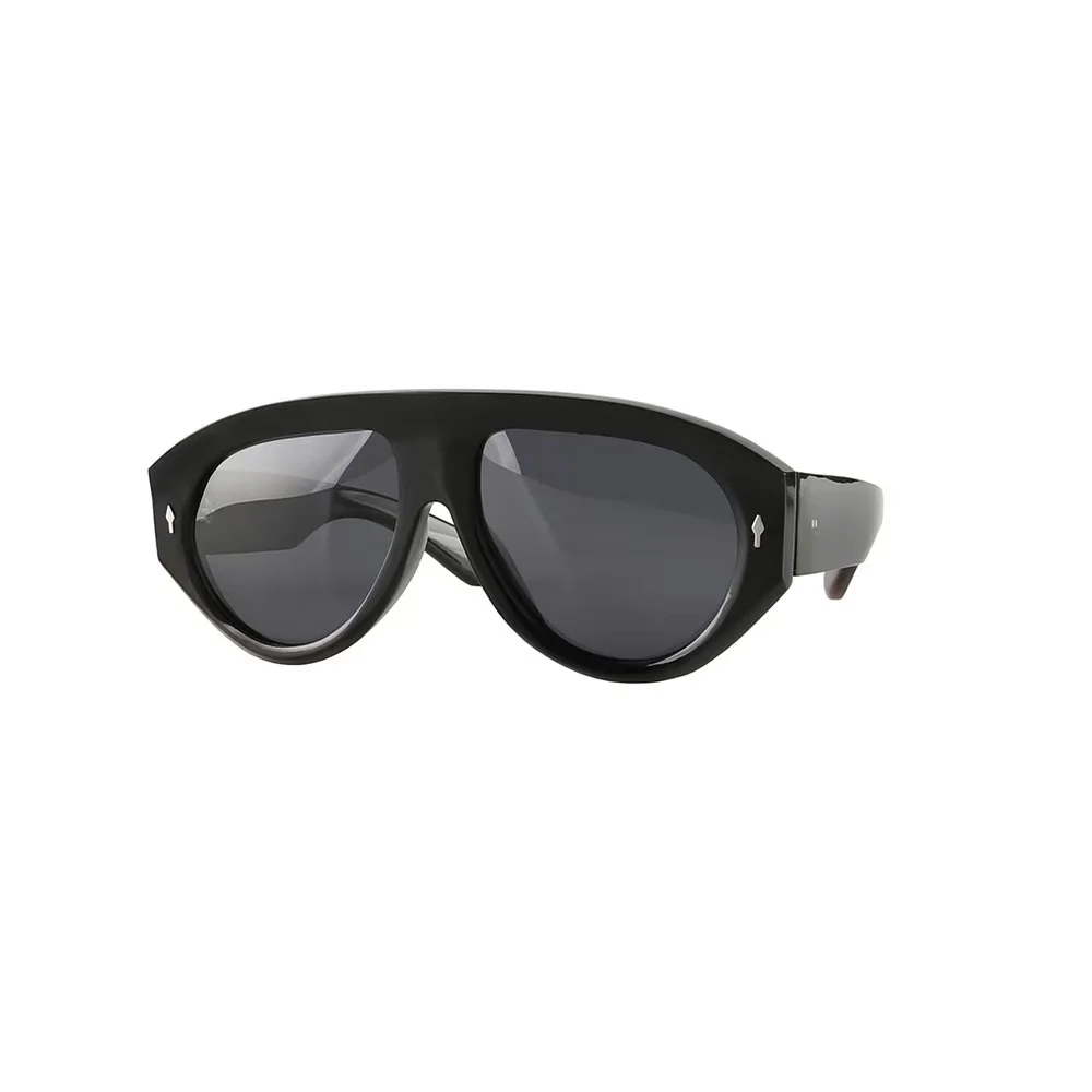 

2025 customize Natural ox horn sunglasses men ,fashion glasses AL001