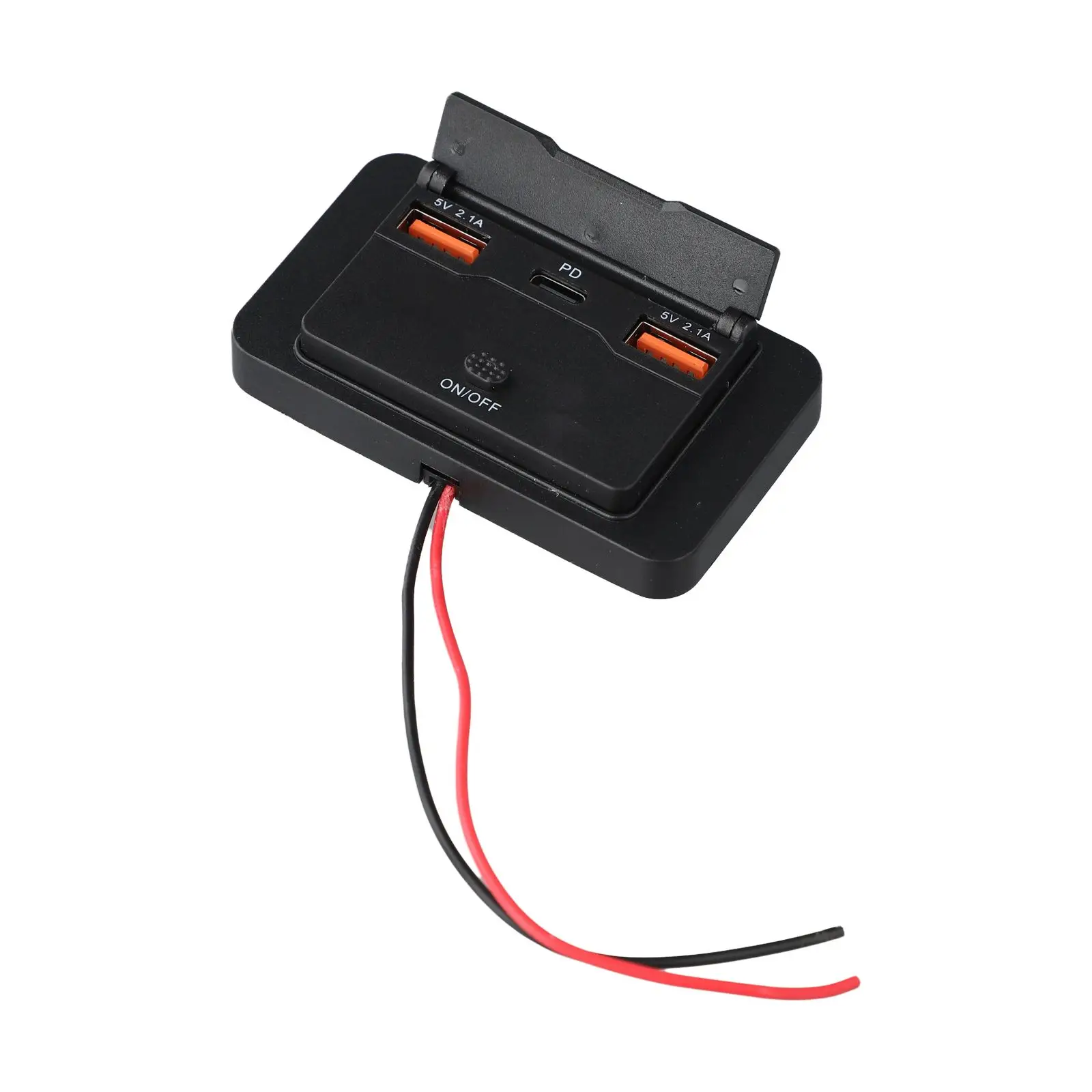 Outdoor Adventures 12V-24V Charger 3 Ports Car Usb Charger Car Charger Fast Charging Adapter Dust Protection Cover