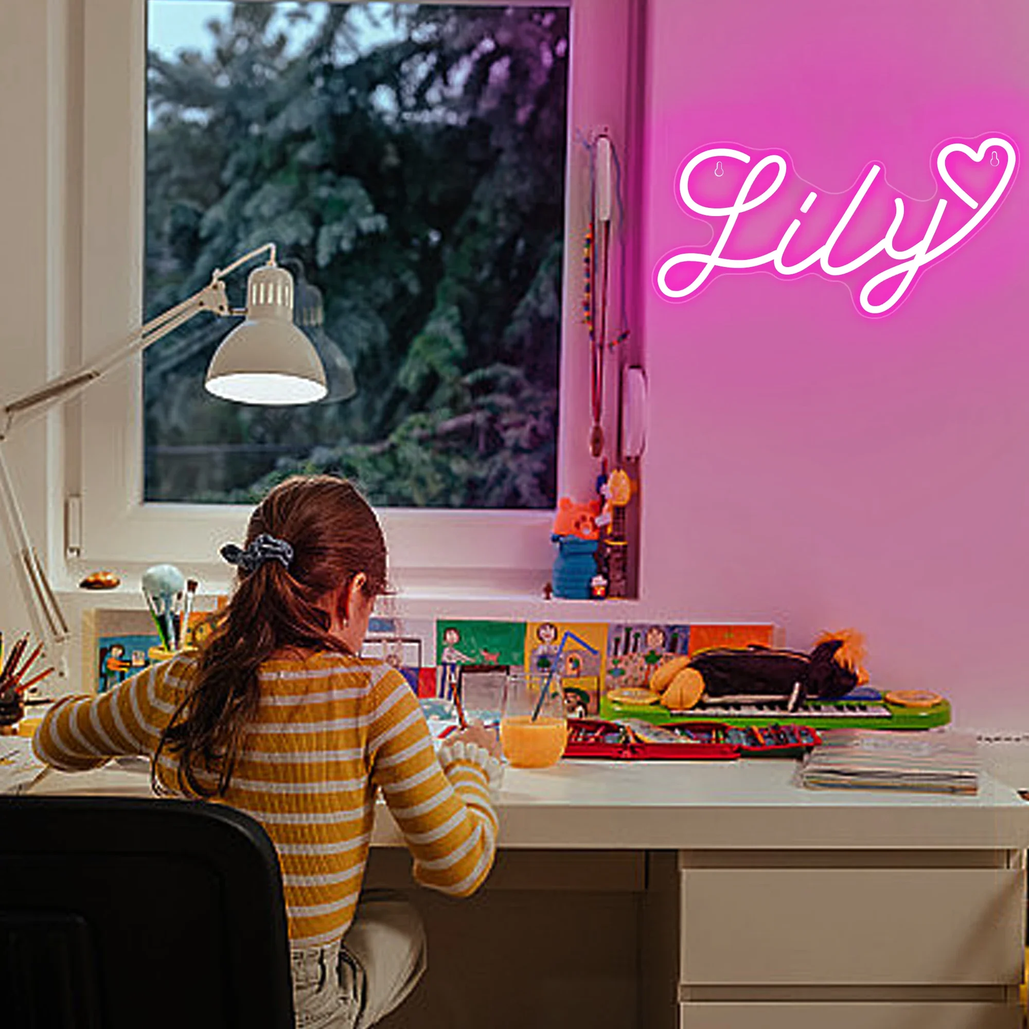 Name Neon Sign Personalized Neon Light for Bedroom Birthday Party Decor USB Powered Neon Light