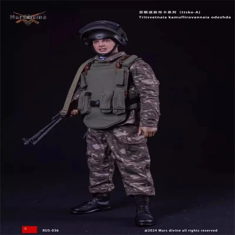 Marsdivine RUS-036 RUS-037 1/6 Soldier Soviet Camouflage Series Uniform Set Model Toy Fit 12'' Action Figure In Stock