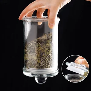 Lọ lưu trữ thủy tinh dày với nắp, trong suốt, đồ ngọt, bánh quy, quả óc chó, hộp đựng trà, nhà bếp, trang trí, phòng đựng thức ăn, tổ chức thực phẩm 7 Bán chậu chính - 5