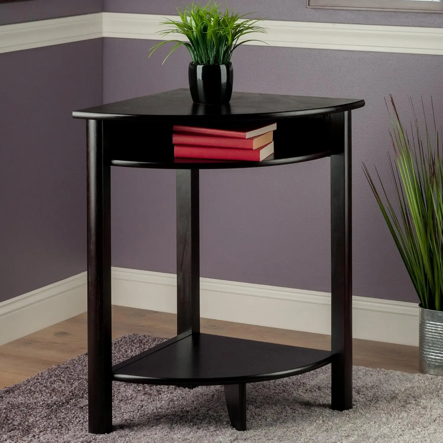 Liso Corner Desk, Espresso