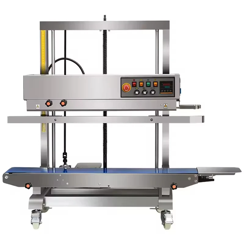 2026  Sealing Plastic Film Band Sealer Continuous Inject Printer Plastic Bag Sealer Film Heat Sealing Machines