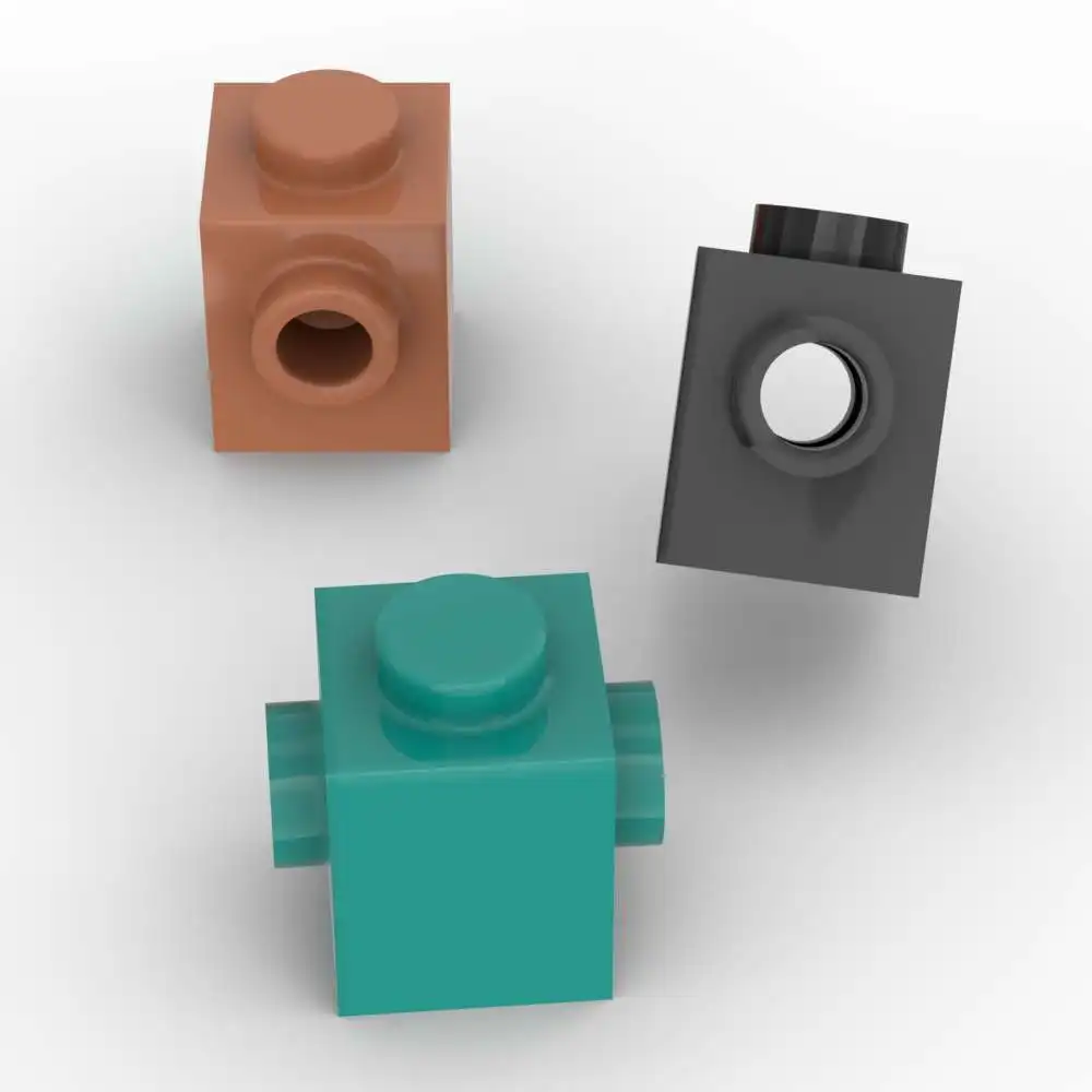 MOC 10PCS Stacking 47905 With Stud On Side Bricks Modified 1x1 Suitable Building Block Diverting Toys Adults Boys Holiday Gift