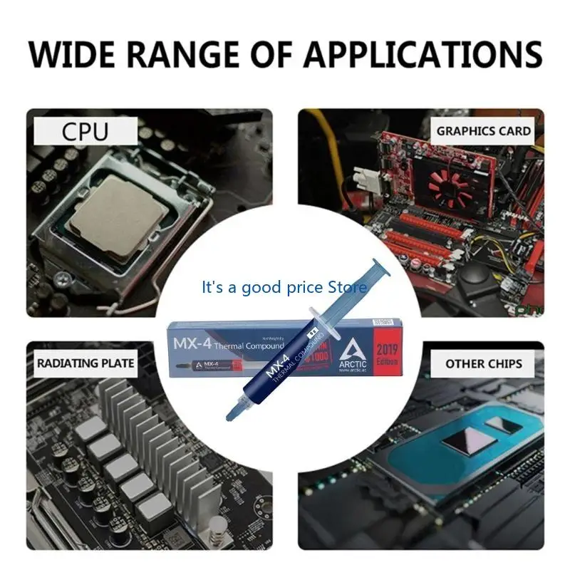 Pasta termica MX4 Composto grasso raffreddamento avanzato 8G migliora gestione del calore in Electronics CPU GROVINO