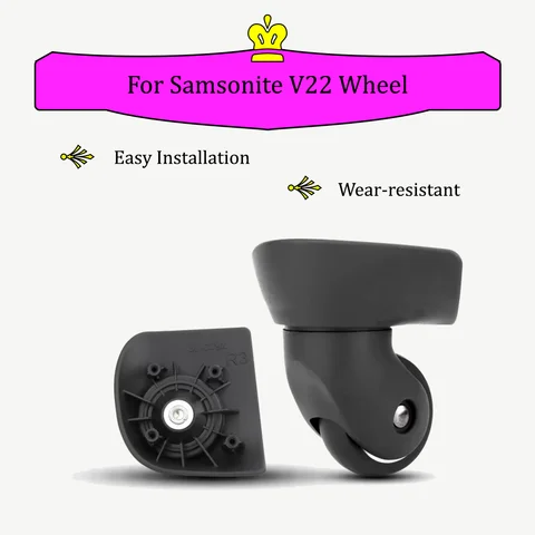 Compatible With Samsonite V22 Replacement Wheel Suitcase Luggage Accessories Boarding Case Universal Wheel Accessories Set