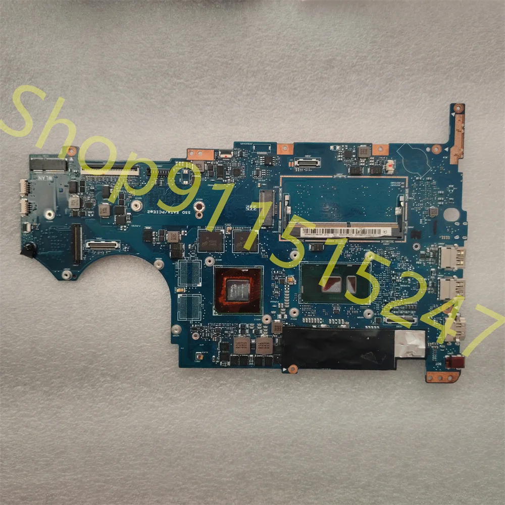 Suitable For Asus Q524U UX560UX Laptop Motherboard 60NB0C20-MB7001 Intel Core i7-7500U 2.7GHz  Fully Tested