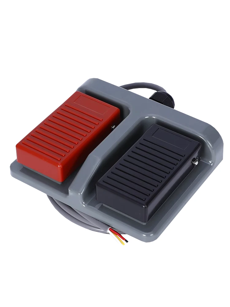 Original Mingde foot switch MDFS-65 double foot self-reset pedal control machine tool medical forging 10A