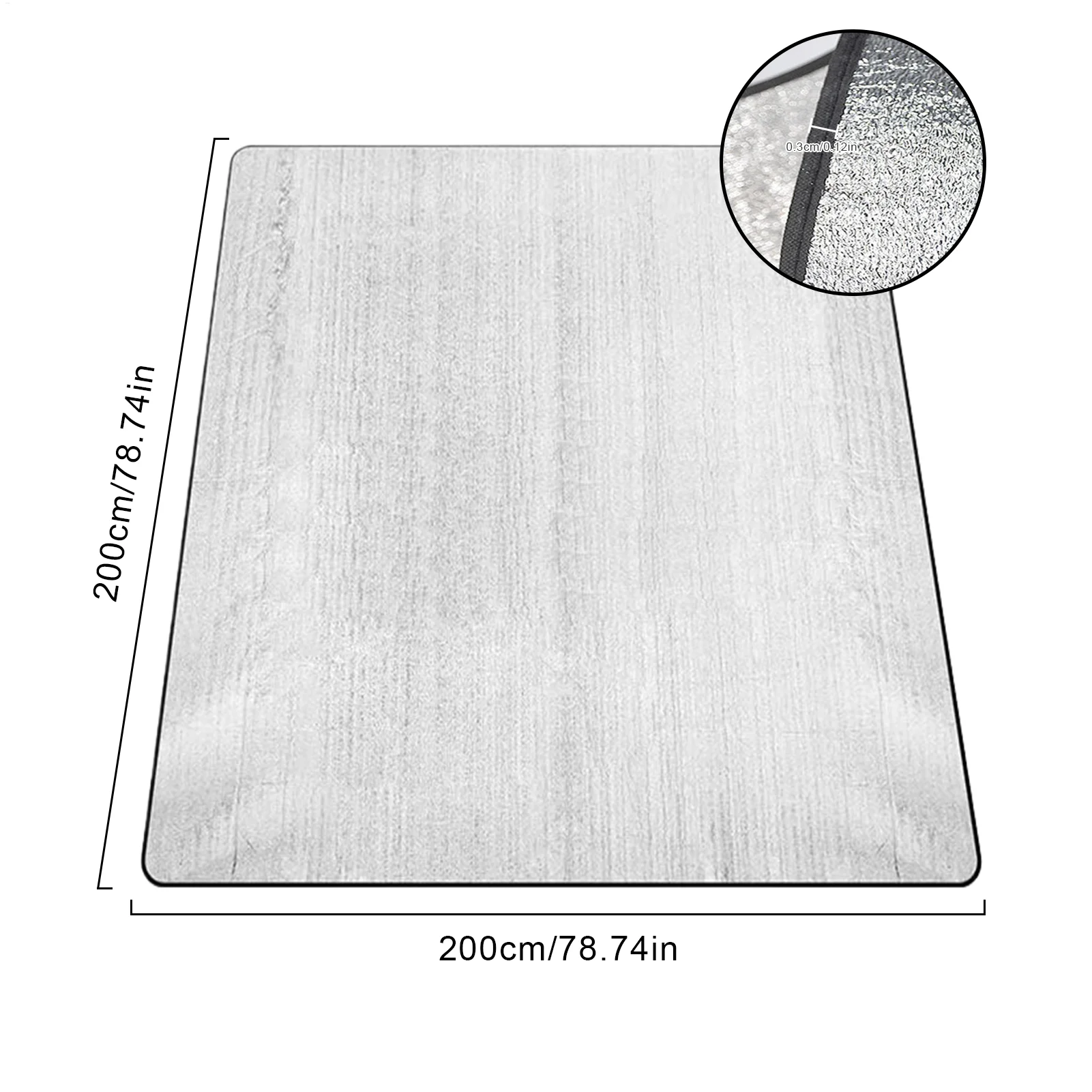 Camping Mat 6.5x6.5ft Waterpro - Hunting Outdoor Mat recension och pris