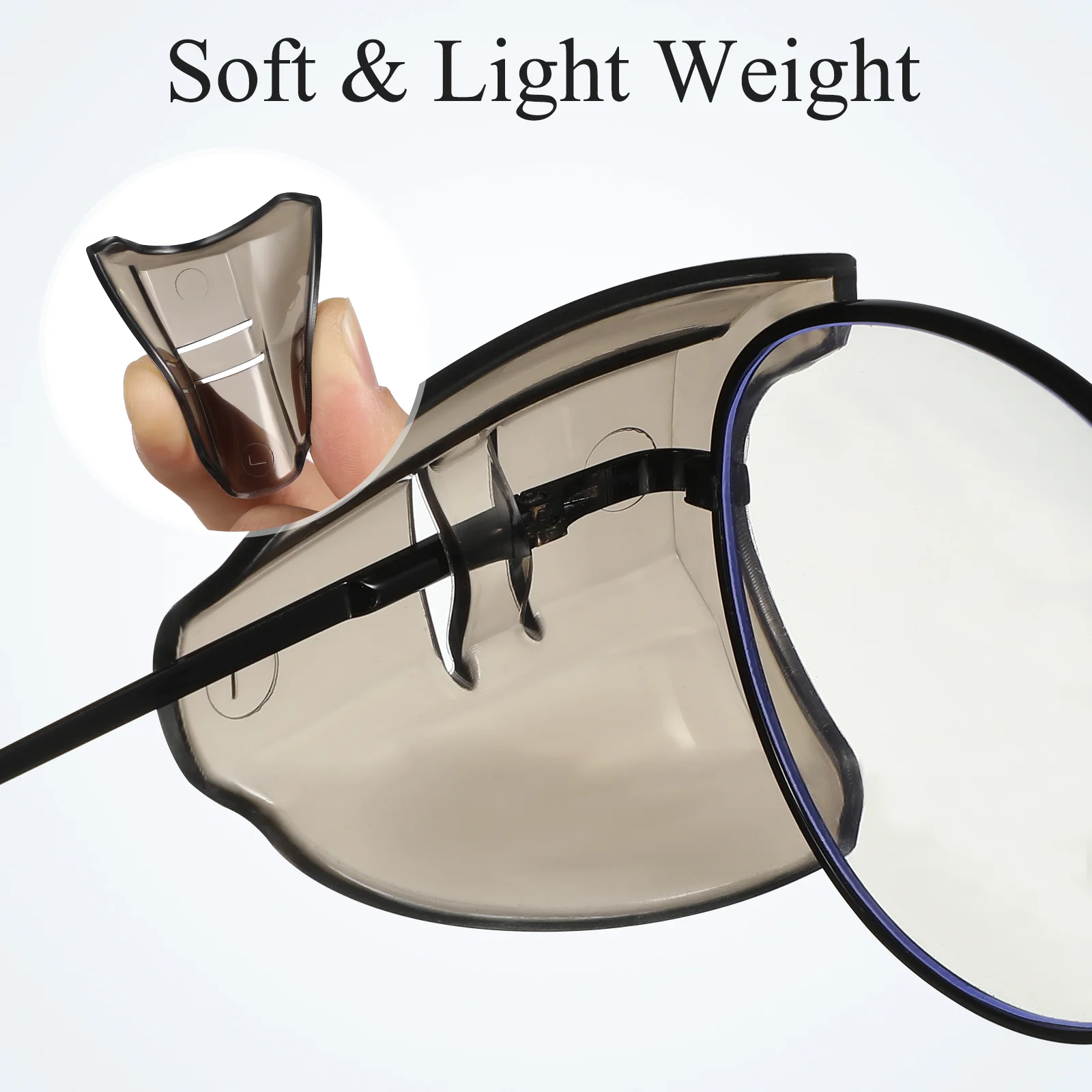 2 Pairs Protection Glasses Eyeglasses Protective Goggles Eyewear Protector